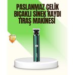 İthalat® Koyu Yeşil Profesyonel Metal Gövdeli Saç Kesme Makinesi