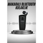 İthalat® Makaralı Bluetooth Kulakiçi Yaka Kulaklığı Kablosuz Kulaklık
