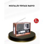 İthalat® Nostaljik Radyo – Şık Dekoratif Tasarım Güvenli 2 Yıl