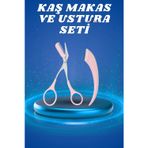 İthalat® Profesyonel Taraklı Kaş Usturası Kaş Makası Bıyık Alma Kaş Usturası