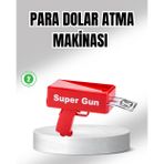 İthalat® Super Money Gun Saçma Tabancası Yüksek Atış Güçlü Kırmızı Model