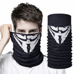 İthalat® Vendetta Maskesi Desenli Baf Bandana – Çok Amaçlı Yüz Boyunluk Bandana 4 No