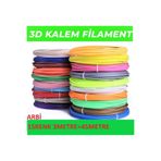 ithalattan Filament 3d Kalem Yazıcı Için 15renk 3metre= 45metre