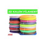 ithalattan Filament 3d Kalem Yazıcı Için 8renk X6metre =48metre