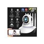 İTHALCİM Kablosuz Wifi Bebek Izleme Ip Kamerası 5 Antenli Gece Görüşlü Güvenlik Ip Kamera Harekete Duyarlı