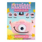 İTHALCİM Mini 1080p Hd Kamera Silikon Korumalı Unicorn Kılıflı Çocuklar Için Dijital Fotoğraf Makinesi