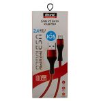 İ'think Gold Örgülü Usb-A To Lightning Kablo 1 M (K401a) (6'Li Paket)