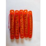 Itibar Parmak Led 9ledli Turuncu 5li Set