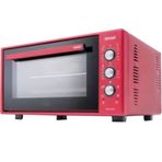 İtimat 8030 Bordo Köşeli 50 lt Fanlı Çift Camlı Exclusive Mini Fırın