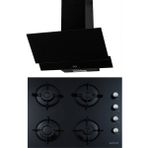 Itimat Siyah 2'li Ankastre Cam Büyü Set (Ocak-Davlumbaz) 1531 - DV7030