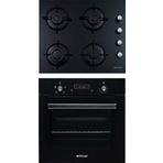 İtimat Siyah 2'li Pro Ankastre Set (Ocak-Fırın) 1531 - Af500