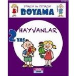 ITIRCIK ILE PITIRCIK BOYAMA 2 YAŞ - HAYVANLAR - KOLEKTIF