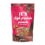 It's 240 gr Yüksek Protein Şekersiz Çikolatalı Granola