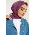 its AY shop Tesettür Kadın Bambu Kraş Lavanta Eşarp