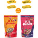 It's Meyveli granola 2'li Paket - Kırmızı Meyveler 240 gr & İncir Kayısı 240 gr - 480 gr