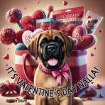 It's Valentines Day Nalla: a story about a little english mastiff puppy who learns about valentines day. (Our new puppy Nalla series)
