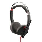 ITSPWR Bundle Plantronics® (Poly) Blackwire 5220 Kablolu, Mikrofonlu Stereo Bilgisayar Kulaklığı, USB-A 3,5 mm Kablo ITSPWR Type-C 4 Bağlantı Noktalı Hub.