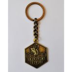 İTÜ Vakfı İTÜ Metal Petek Anahtarlık Sarı - 3,5 cm