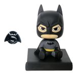 ITUBLE Araba Gösterge Tablosu Süslemeleri Komik Bobbleheads Figürleri Anime Araba Aksesuarları Erkekler Kadınlar Erkek Çocuklar için İç Mekan Bobble Head Araba Dash Board Dekor Siyah Ev Masası Süsleri