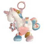 Itzy Ritzy Bebek Arabası veya Araba Koltuğu için Link & Love Oyuncak; Dokulu Şeritler, Kırışık Sesler, Klinking Yüzükler ve Silikon Diş Kaşıyıcınız Özellikleri; 0 Ay ve Üzeri Yaşlar İçin