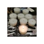 iv candles 12li Beyaz Kapsül Mum Beyaz