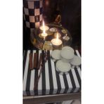 İv Candles 24 Adet Beyaz Büyük Tealight Teneke Mum