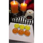 iv candles 48 Adet Sarı Büyük Tealight Teneke Mum Sarı