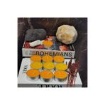 İV candles Anti Tobacco Sigara Kokusu Yokedici Maxi Tealight Sarı 6'lı Teneke Mum