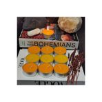 iv candles Citronella Sineksavar 12'li Maxi Tealight Teneke Kapsül Mum Sarı