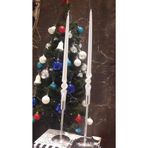 iv candles Iv Candles Beyaz Büyük Boy Şamdan Mumu BEYAZ