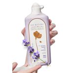 IVA NATURA Organik Dinlendirici Duş Jeli Lavanta Özlü, Rahatlatıcı ve Arındırıcı, Parabensiz ve Glutensiz, 350 ML