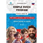 İvanov Ailesi İle Komple Rusça Programı (A1 - C1) 3000 Kelime İle Sözlük