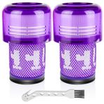 iVanzoll 2 Paket Filtre Dyson V12 Detect Slim Absolute Elektrikli Süpürge, V12 Slim Elektrikli Süpürgeler, V12 Detect Slim Elektrikli Süpürgeler, V12 Detect Slim, V12 Detect Slim Extra için, Yedek