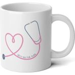 Ivart Best Doctor Ever Baskılı Premium Porselen Kupa Bardak-Doktor - 1 Adet - 300 ml