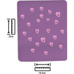Ivart Pembe Kalpli Bileklik Destekli Oval Mouse Pad - Çok Renkli