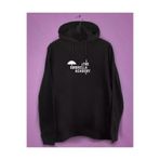 IvırZıvır SB-247 Unisex Siyah The Umbrella Academy Baskılı Sweatshirt