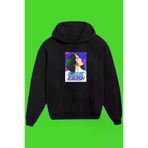 IvırZıvır SB-328 Unisex Siyah Billie Eilish Baskılı Sweatshirt