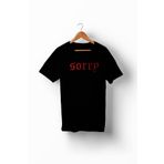 IvırZıvır Sorry Baskılı Unisex Siyah T-shirt HWA-12