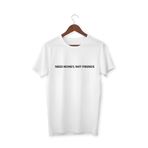 IvırZıvır Unisex Beyaz Need Money Baskılı T-shirt NMI-01