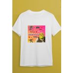 IvırZıvır Unisex Beyaz Shrek Baskılı %100 Pamuk T-shirt BST-03