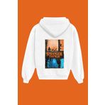 IvırZıvır Unisex Beyaz Stranger Things Baskılı Sweatshirt IVRZVR85