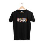 IvırZıvır Unisex Siyah Naruto Baskılı Tişört INA-01