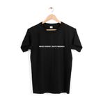 IvırZıvır Unisex Siyah Need Money Baskılı T-shirt NMI-01