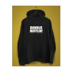IvırZıvır Unisex Siyah The Office- Dunder Mıfflın Baskılı Sweatshirt TYC00226106550