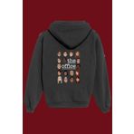 IvırZıvır Unisex Siyah The Office Sırt Baskılı Sweatshirt IVRZVR57