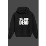IvırZıvır Unisex Siyah The Walking Dead Baskılı Sweatshirt IVRZVR82