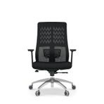 Ivo Office Flexo Ofis Çalışma Oyuncu Sandalyesi Şef Siyah Kumaş Ergonomik