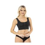 IVONA LINGERIE siyah pedli dalgıç fermuarlı büstiyer