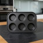 Ivory 6'lı Teflon Muffin ve Kek Kalıbı