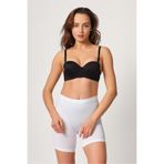 IVYRAE Kadın Dikişsiz Yumuşak Doku İz Yapmaz İnce Gösteren Mini Tayt Boxer Beyaz 3003